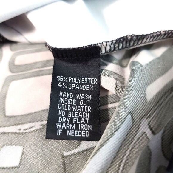 Max & Rina Womens Tunic Multi Color Size Large Polyester Blend Stretch Zipper - Picture 8 of 12